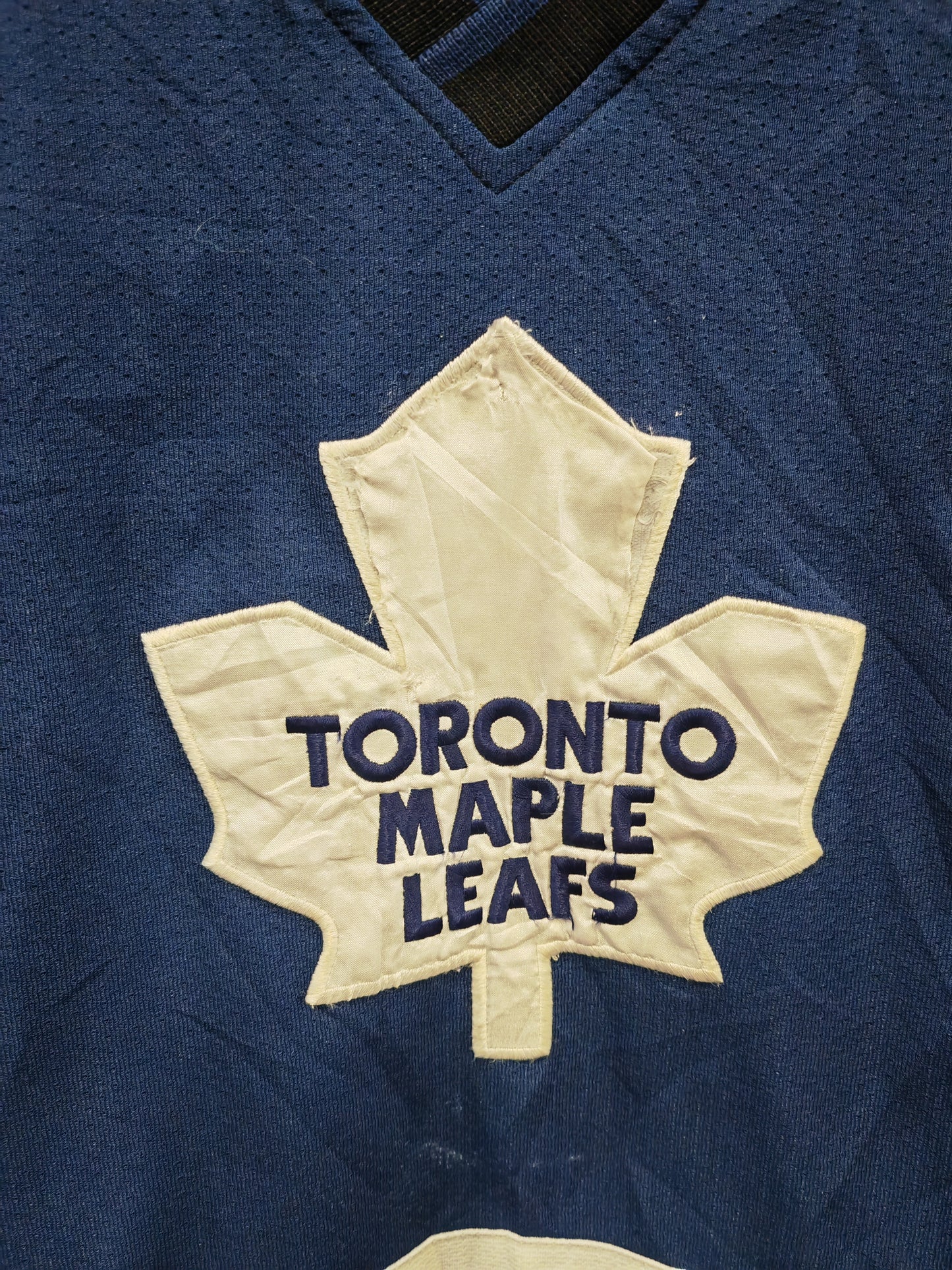 Youth NHL Toronto Maple Leafs Fan Jersey Style Top, Blue, Size Youth Medium