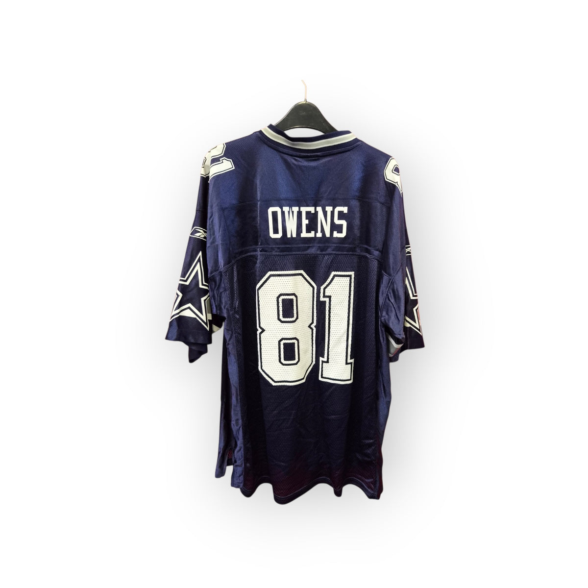Reebok Dallas Cowboys NFL Jersey, #81 Owens, Navy Blue, Size XL
