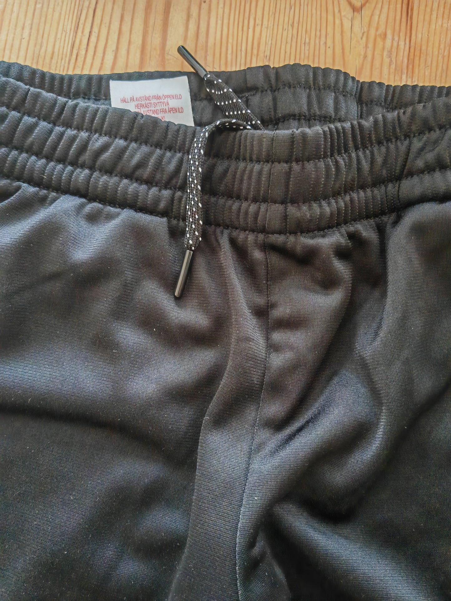 Youth Adidas Tracksuit Bottoms, Black, Size 11-12 Years