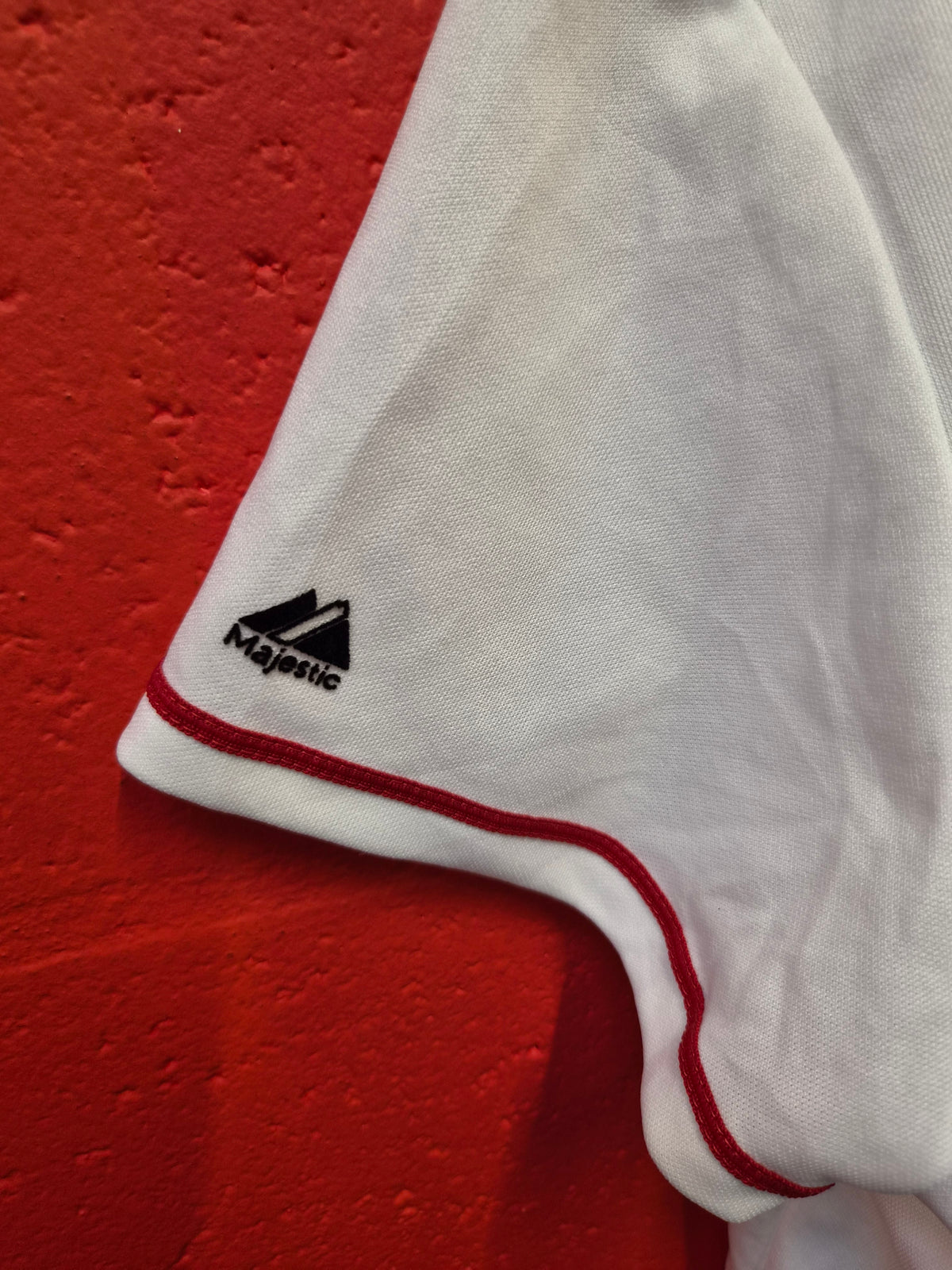 Women's Majestic Cincinatti Reds MLB Baseball Jersey, #19 Votto, White, Size XL
