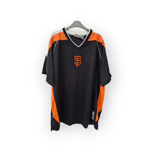 Majestic San Francisco Giants MLB Baseball Short Sleeve T Shirt, Black, Size 2XT