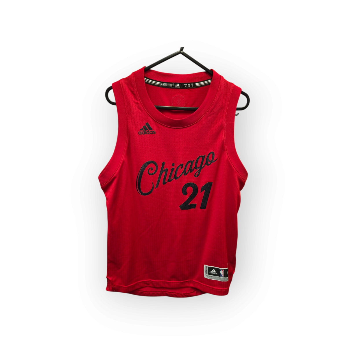 Youth Adidas Chicago Bulls Xmas Day Jersey, #21 Butler, Red, Size YM