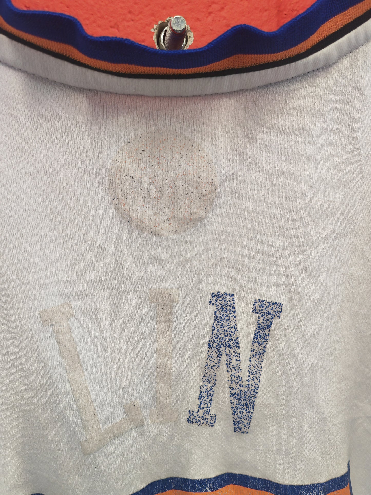 Adidas New York Knicks NBA Basketball Jersey, #17 Lin, White, Size Small