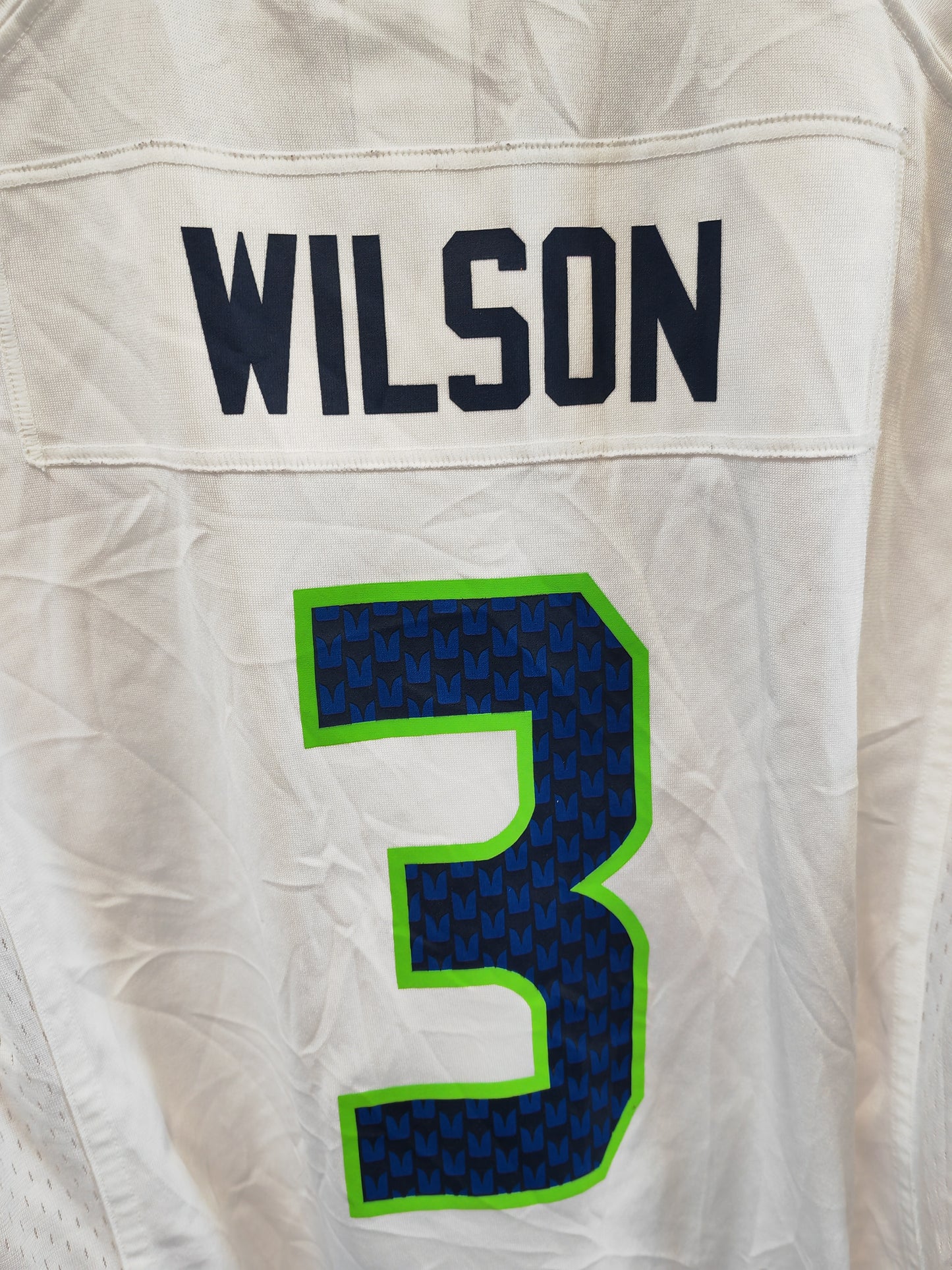Women's Nike Seattle Seahawks NFL Jersey, #3 Wilson, White, Size XL