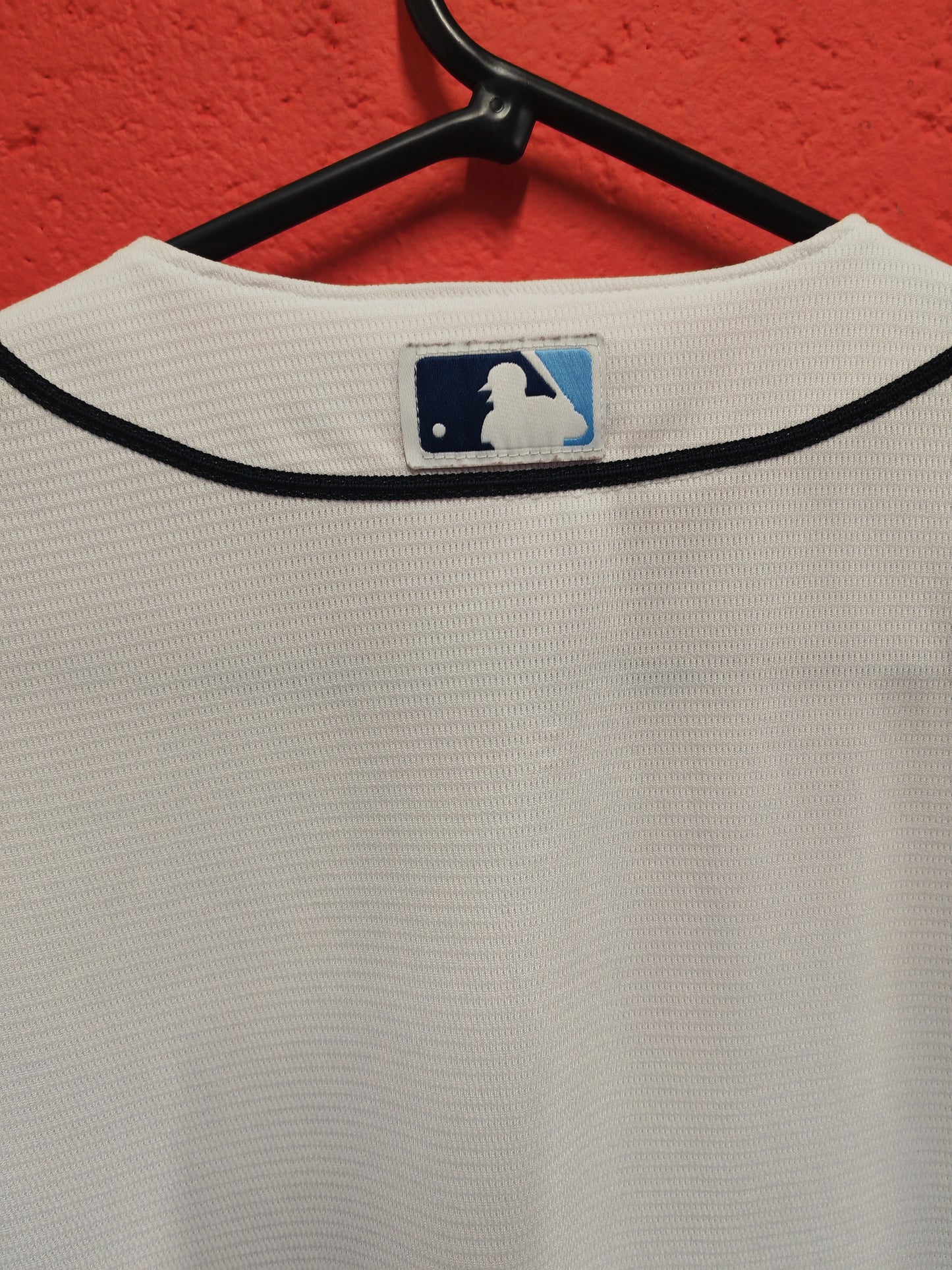 Majestic Tampa Bay Rays MLB Baseball Jersey, White, Size Medium