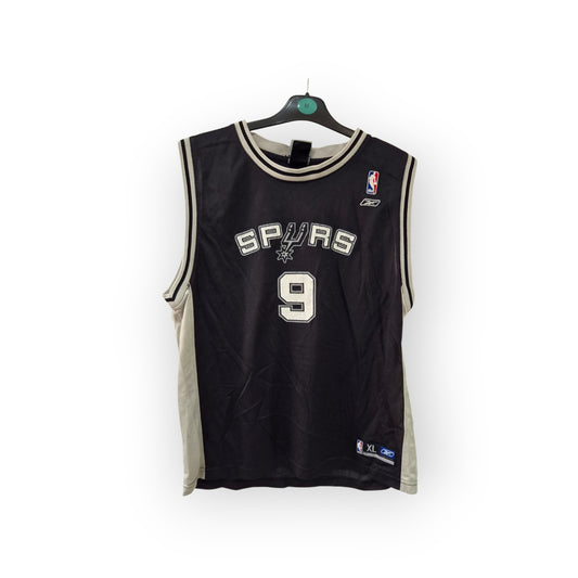Youth Reebok San Antonio Spurs NBA Basketball Jersey, #9 Parker, Black, Size YXL