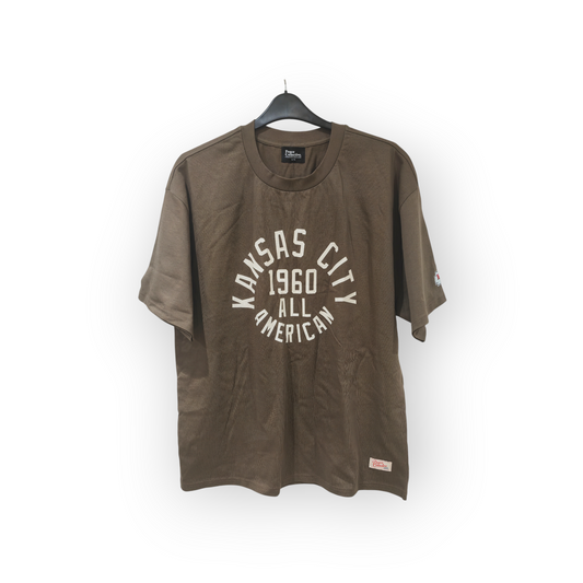 NFL Peace Collective Kansas City Chiefs Shirt Sleeve T Shirt, Brown, Size XL