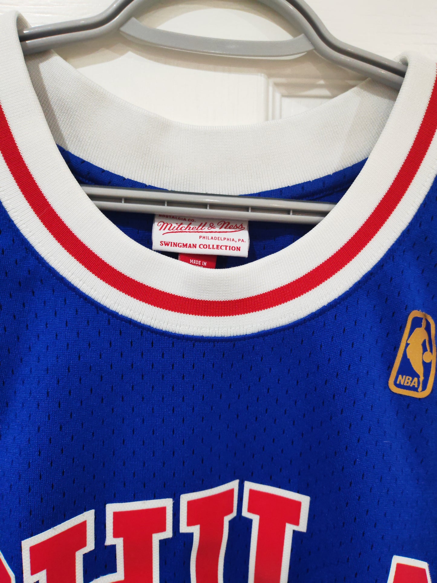 Mitchell & Ness Philadelphia 76ers 1996/97 NBA Jersey, #3 Iverson, Blue, Size XL