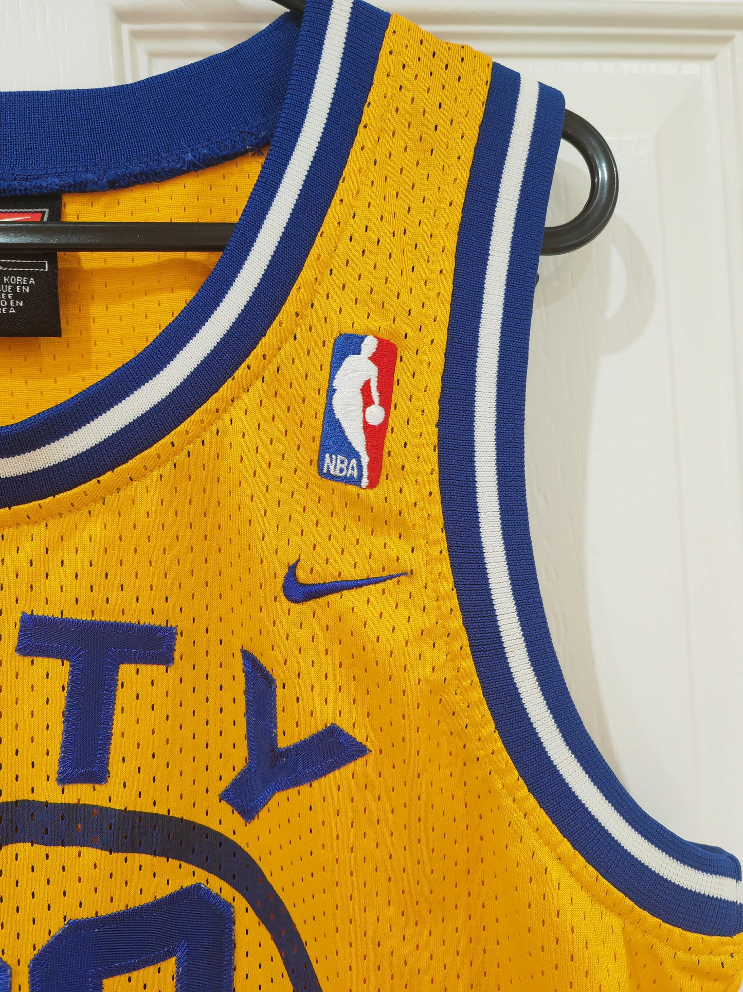 Youth Nike Golden State Warriors NBA Jersey, #23 Richardson, Yellow, Size YXL