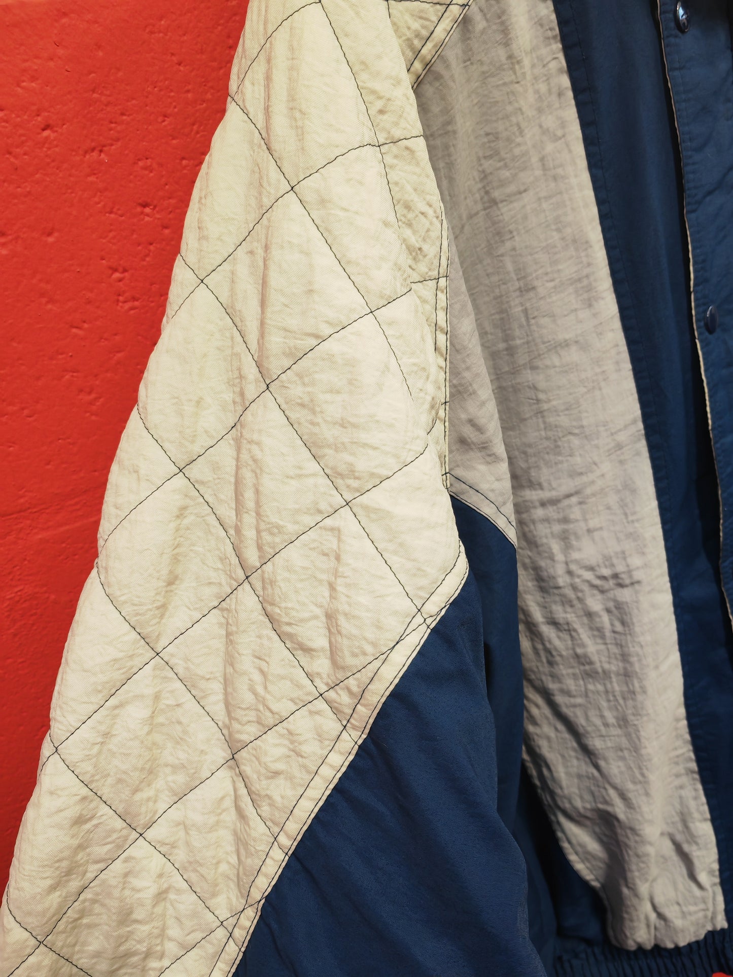 Starter Vintage Dallas Cowboys NFL Full Zip, Hooded Jacket, Navy/Grey, Size Large