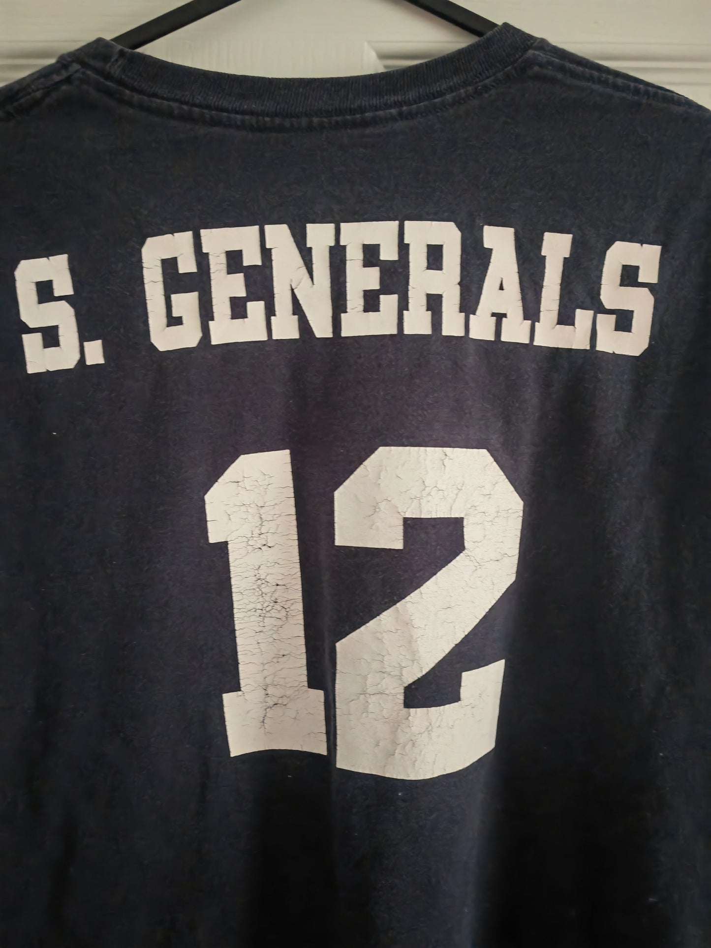 Champion 'How You Play' T Shirt, #12 S.Generals, Navy, Size Medium