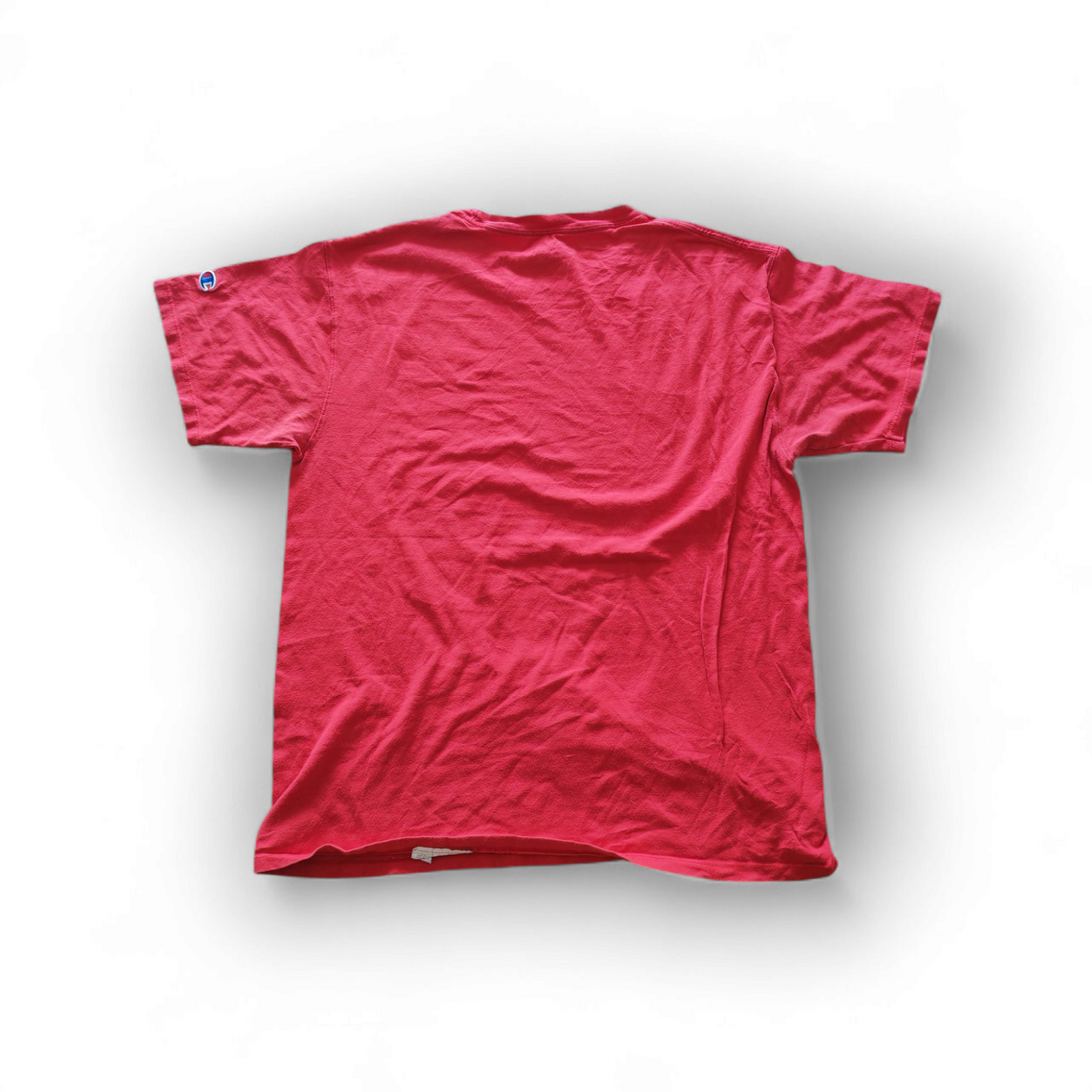 Champion Shirt Sleeve T Shirt, Red, Size Medium