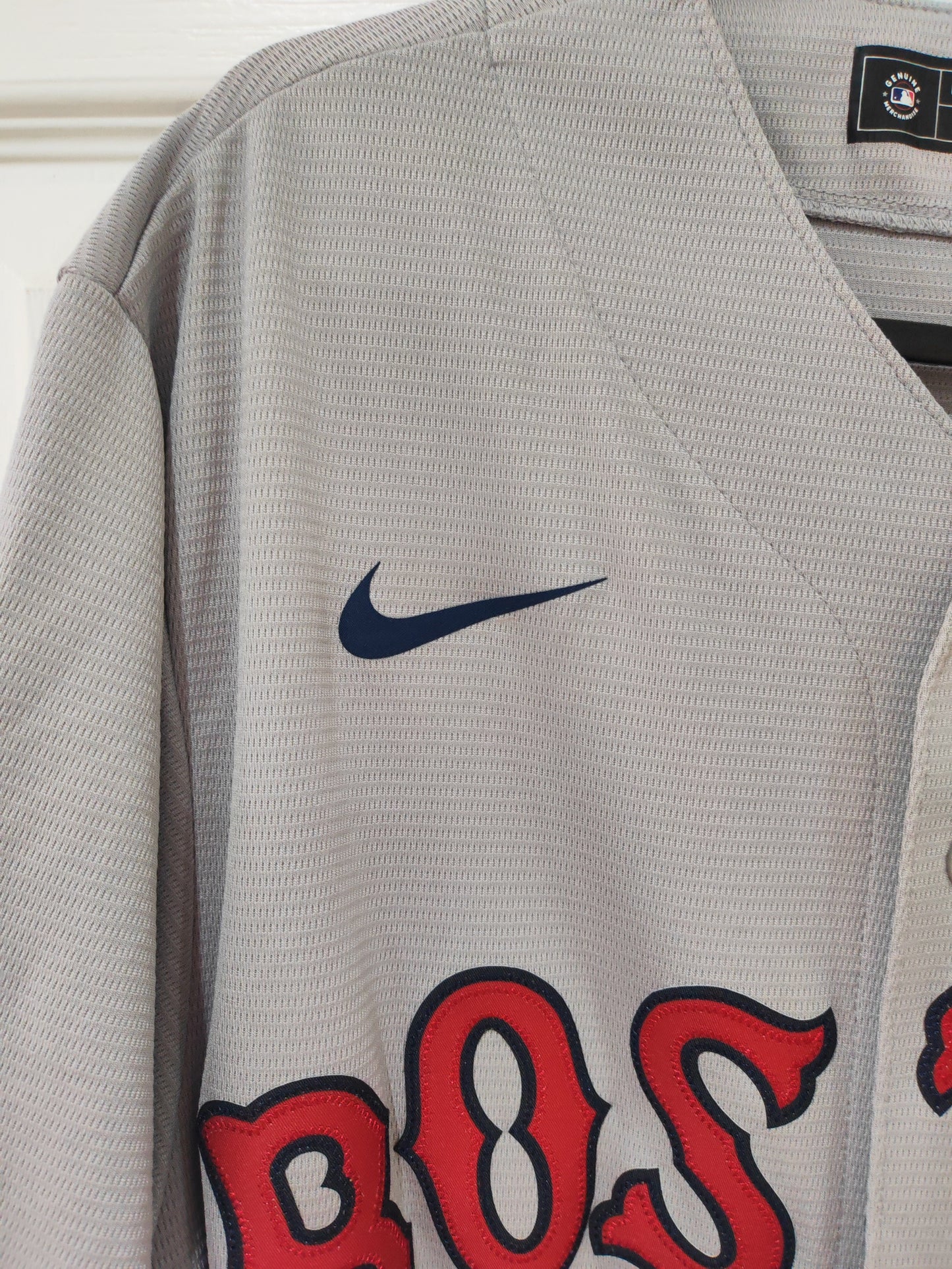 Nike Boston Red Sox MLB Jersey, Grey, Size Medium