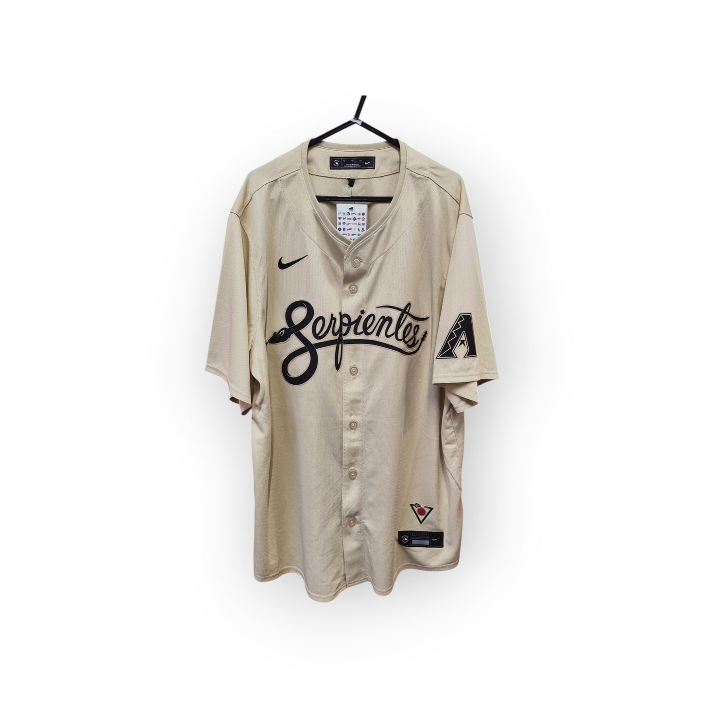 Nike Arizona Diamondbacks MLB City Connect Jersey, Beige, Size XL