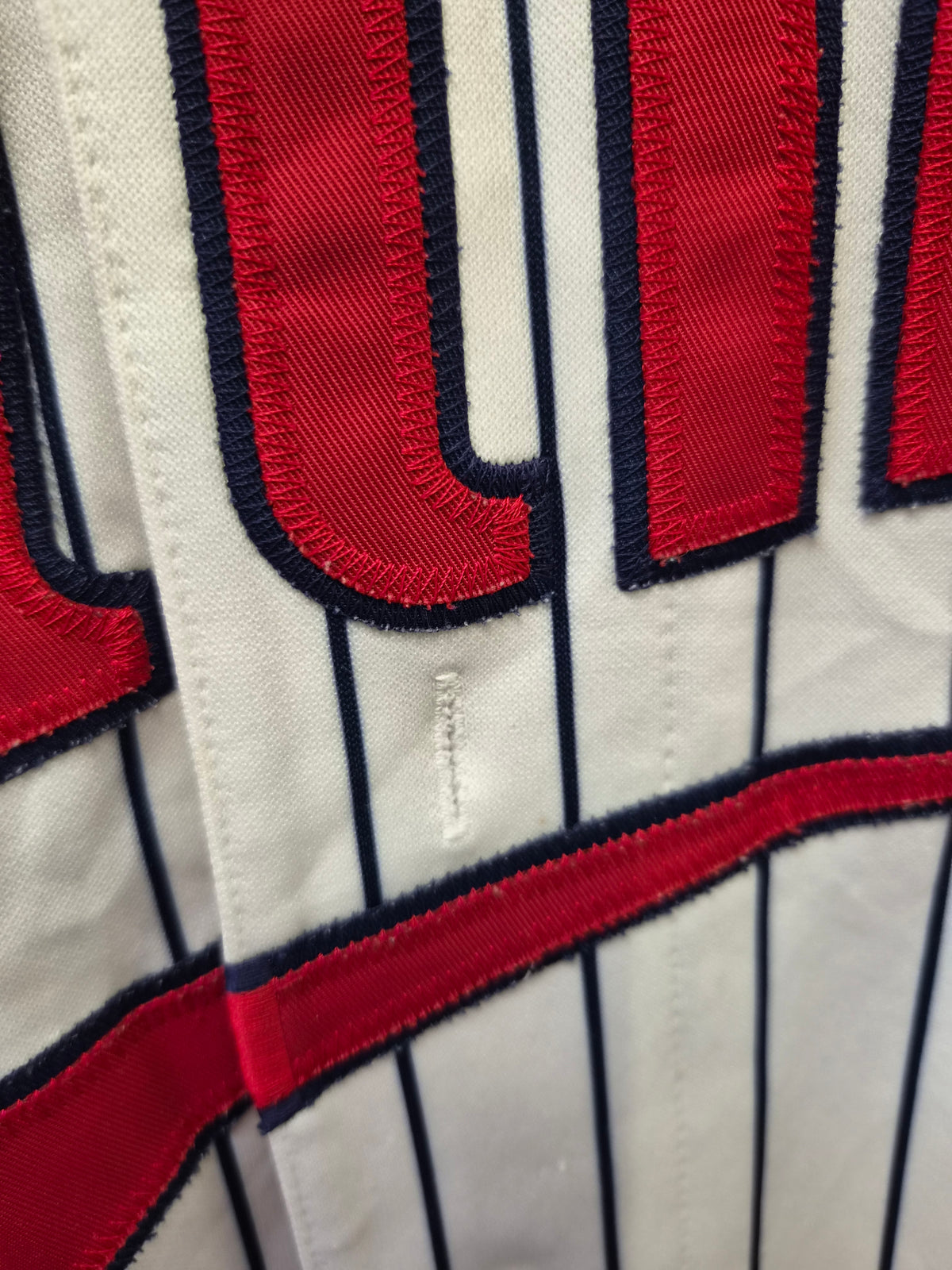 Majestic Minnesota Twins MLB Baseball Jersey, White, Size L/XL (Label Faded)