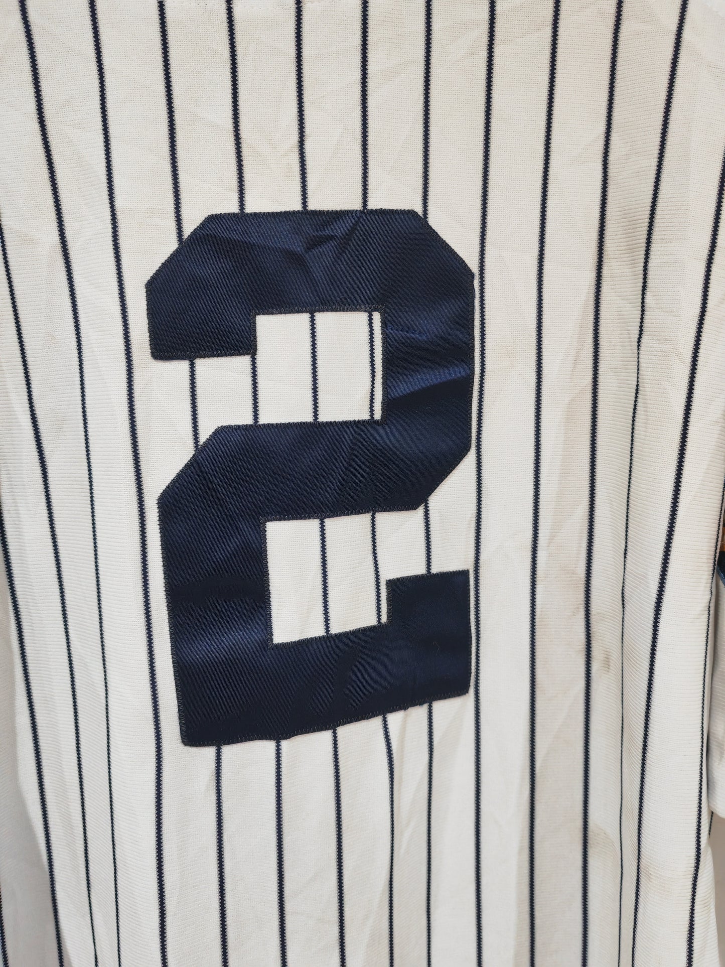 Majestic New York Yankees Authentic 2009 World Series, Yankee Stadium Jersey, #2, 48/L-XL