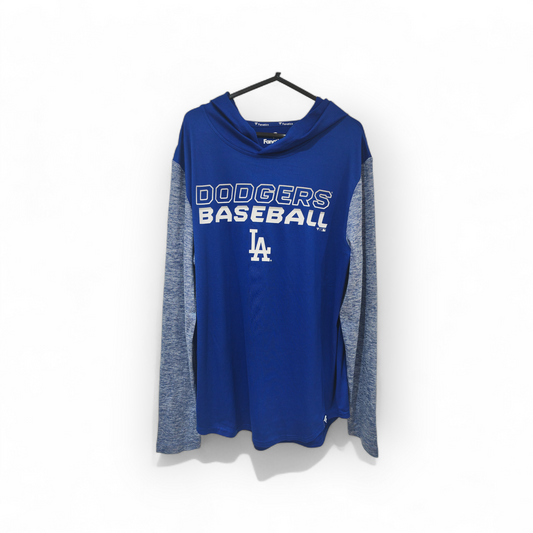 Fanatics Los Angeles Dodgers Lightweight Pullover Hoodie, Blue, Size Medium
