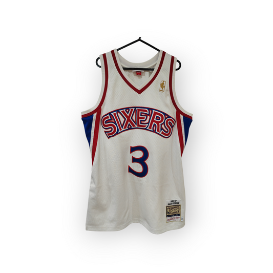 Mitchell & Ness Authentic Philadelphia 76ers 1996/97 Jersey, #3 Iverson, Size Large