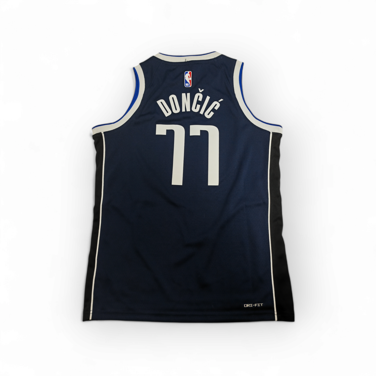 Youth Jordan Dallas Mavericks Statement Edition Jersey, #77 Doncic, Blue, YM