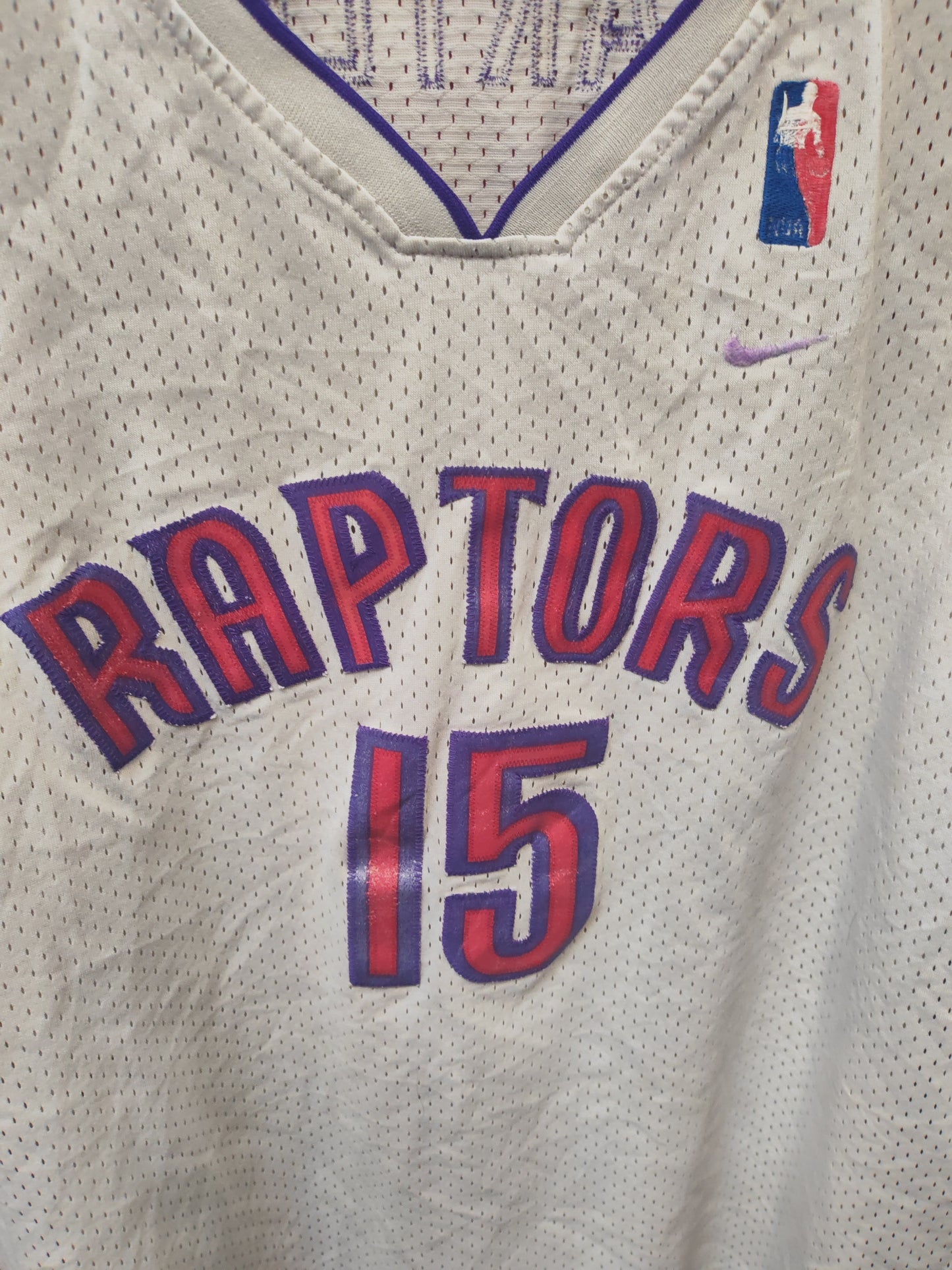 Nike Toronto Raptors NBA Jersey, #15 Carter, White, Size 4XL