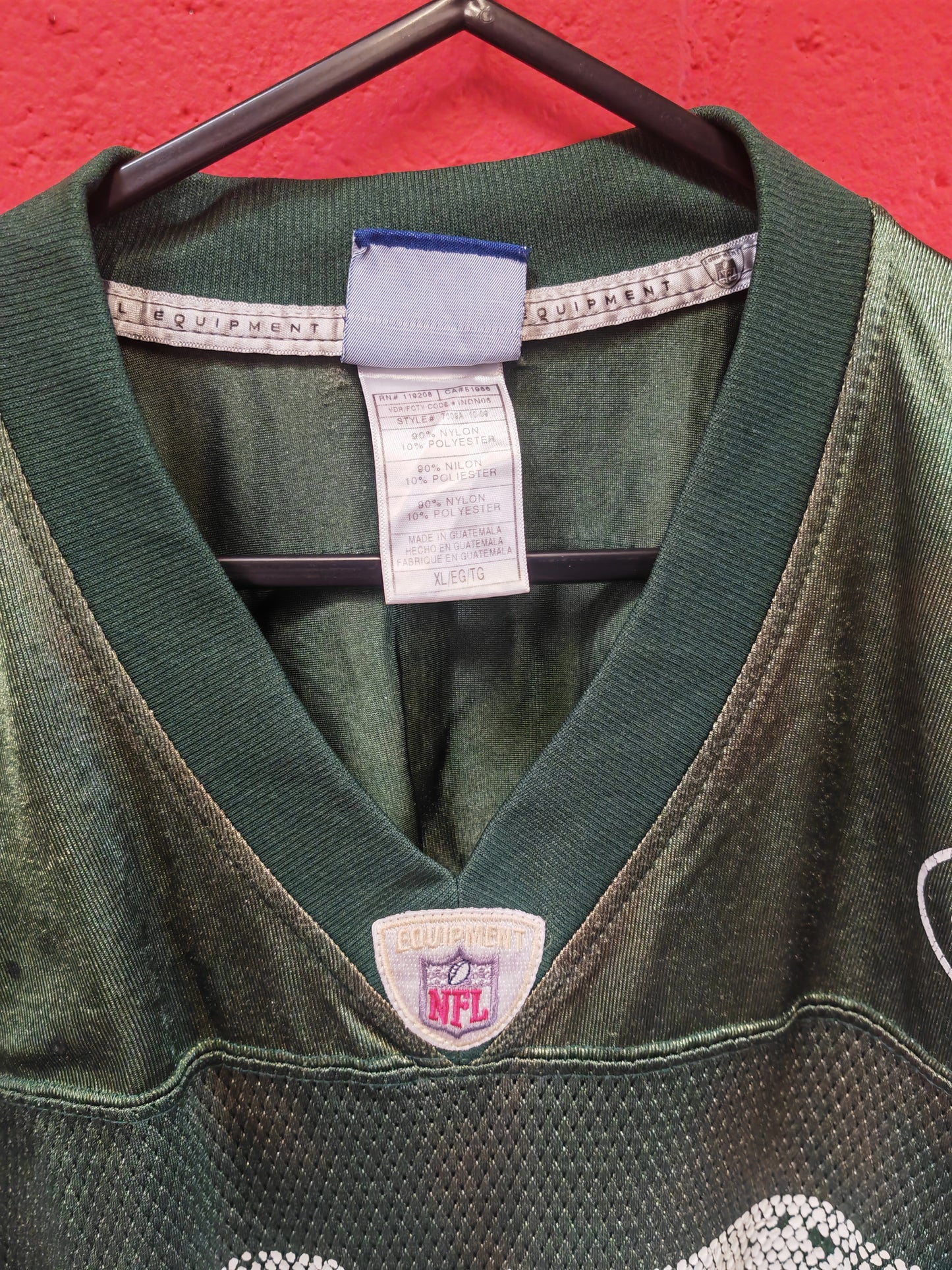 Reebok New York Jets NFL Jersey, #27 Kazilas, Green, Size XL