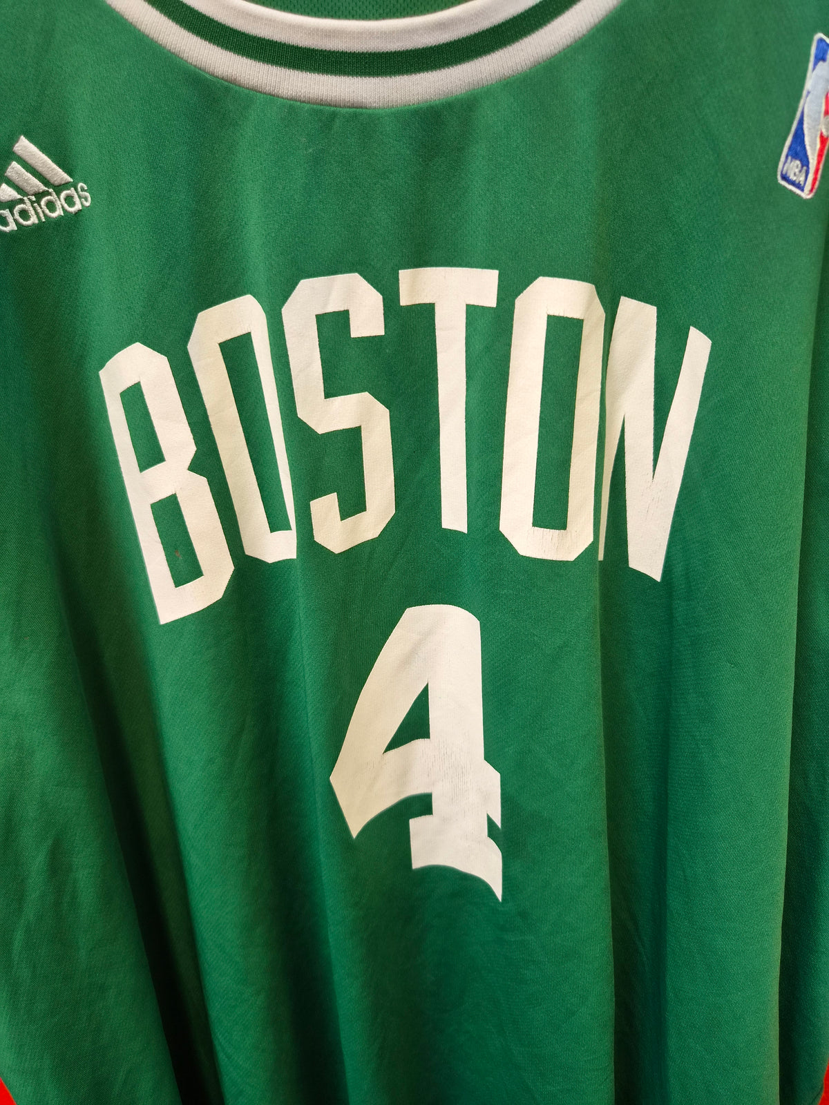 Adidas Boston Celtics NBA Basketball Jersey, #4 Thomas, Green, Size XXL