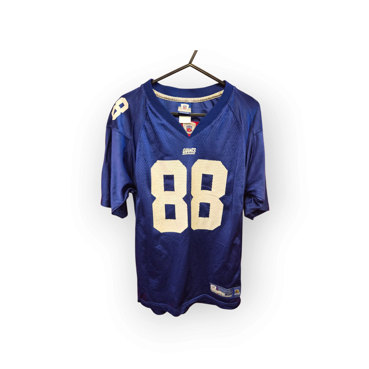 Youth Reebok New York Giants NFL Jersey, #88 Hillard, Blue, Size YL