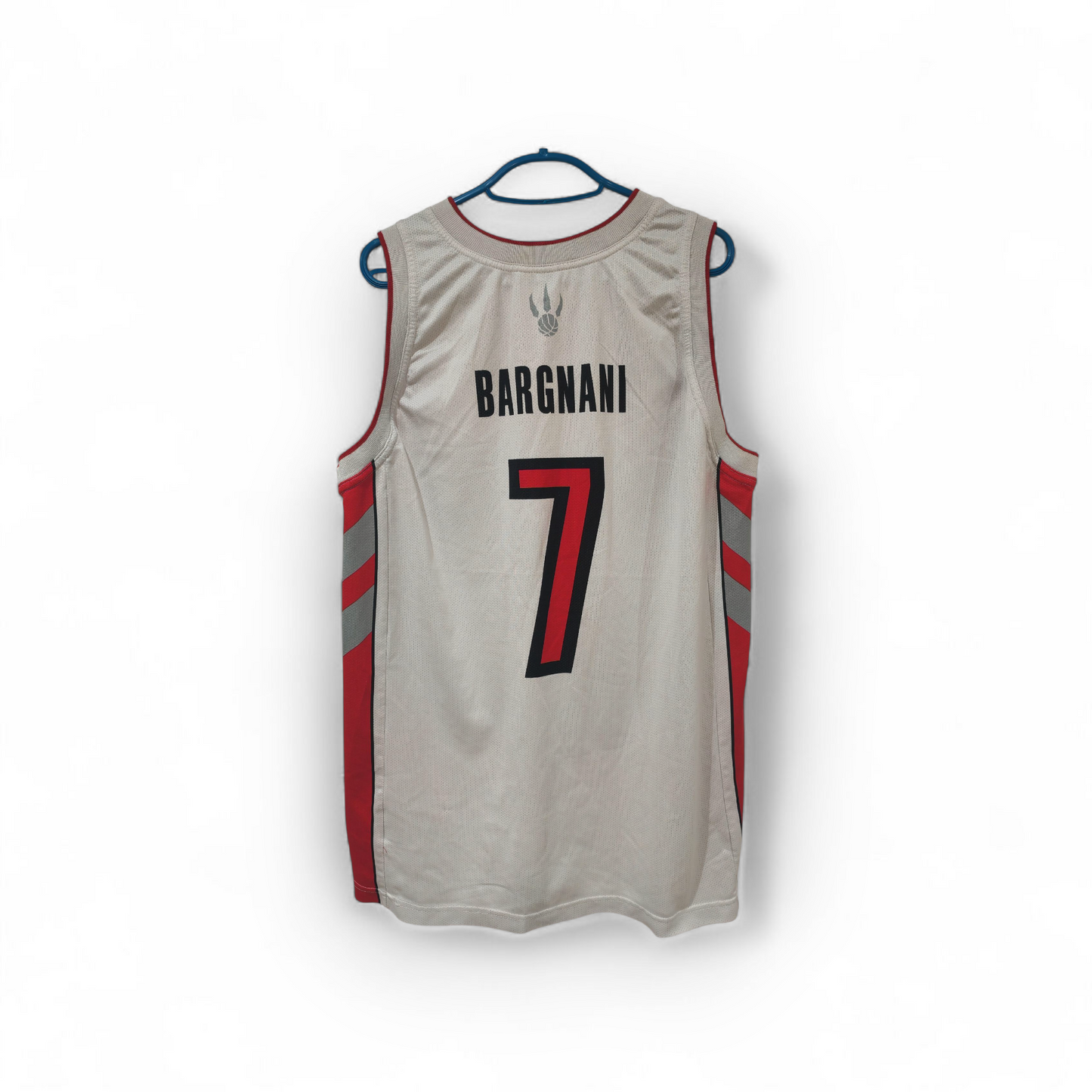 Champion Toronto Raptors NBA Jersey, #7 Bargnani, White, Size Large