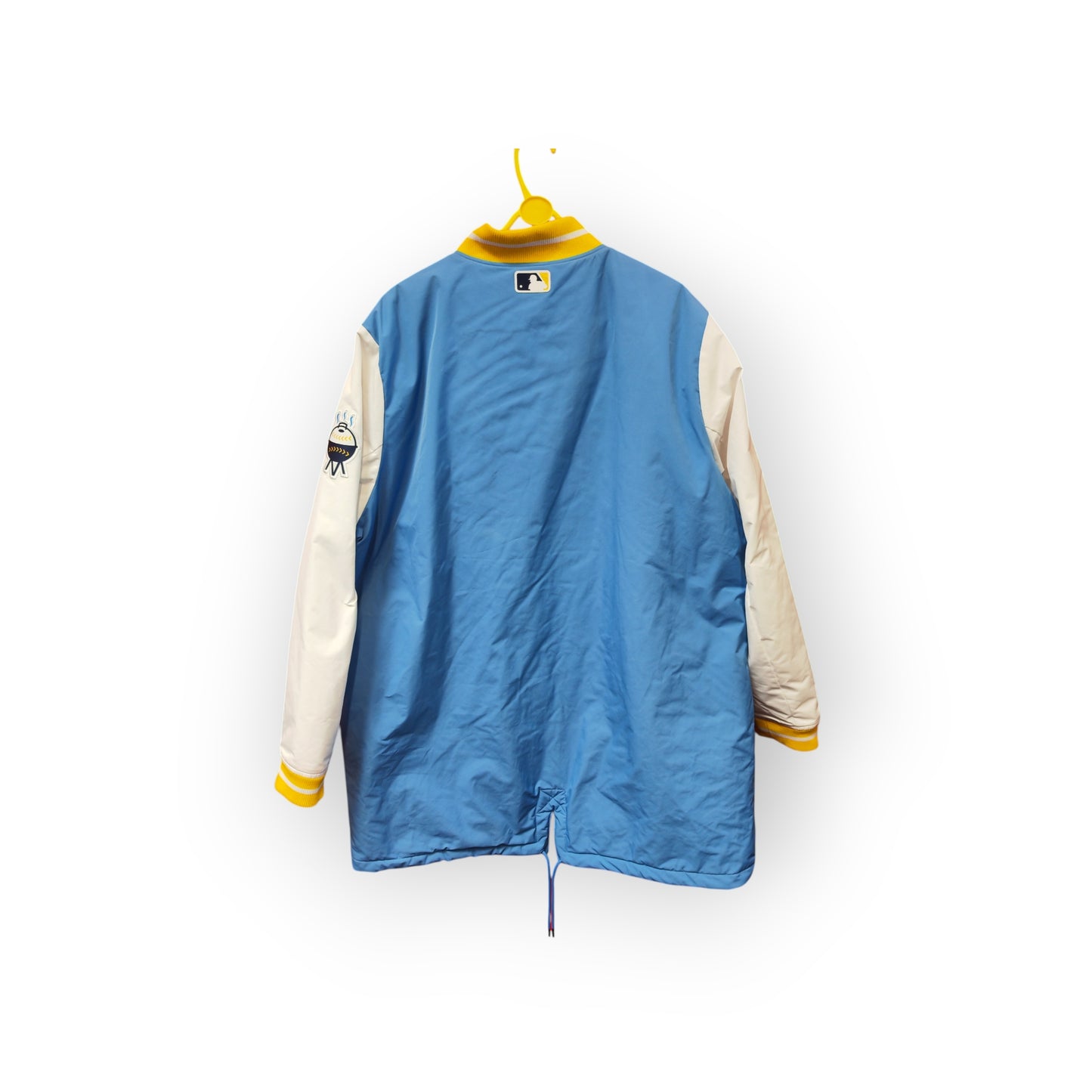 Nike Milwaukee Brewers MLB City Connect Full Zip Sideline Coat, Blue, Size XL
