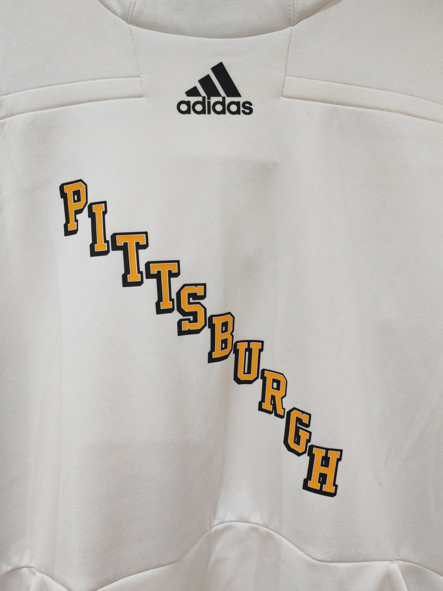 Adidas Pittsburgh Penguins NHL Pullover Hoodie, White, Size Medium