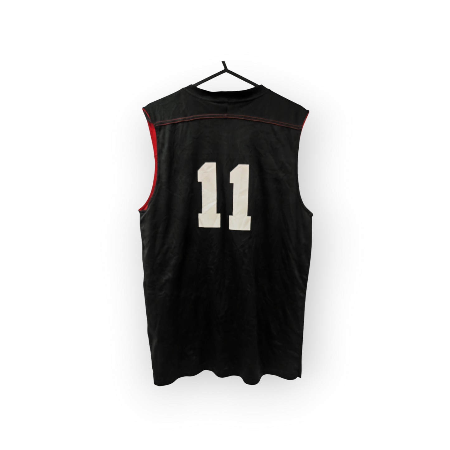 Alleson Athletic Chicago Bulls NBA Reversible Training Jersey, Black/Red, Size Small