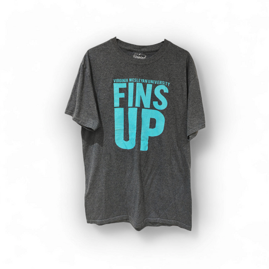 Unwind Virginia Wesleyan Marlins NCAA T Shirt, Grey, Size Medium