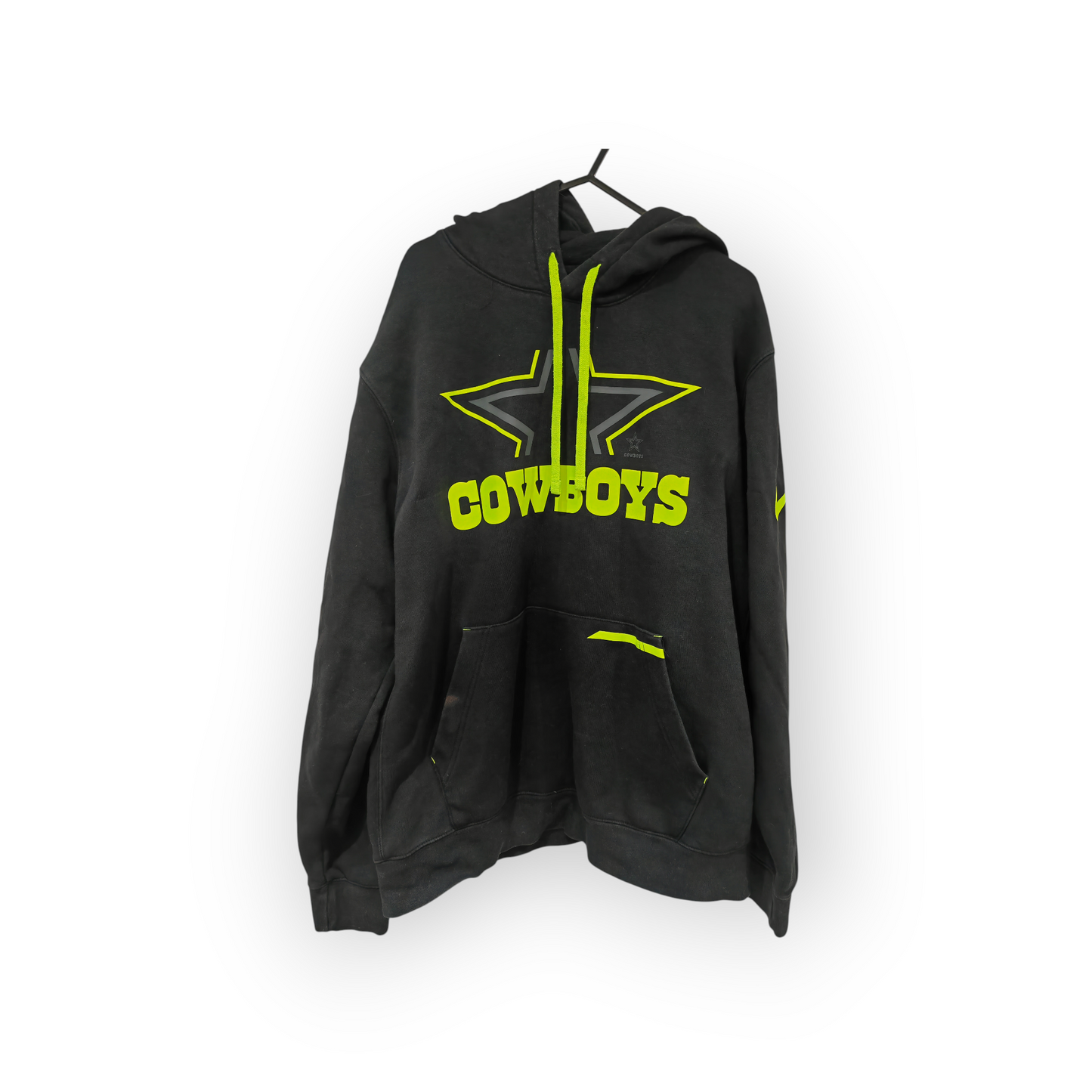 Nike Dallas Cowboys NFL Volt Pullover Hoodie, Black, Size Large