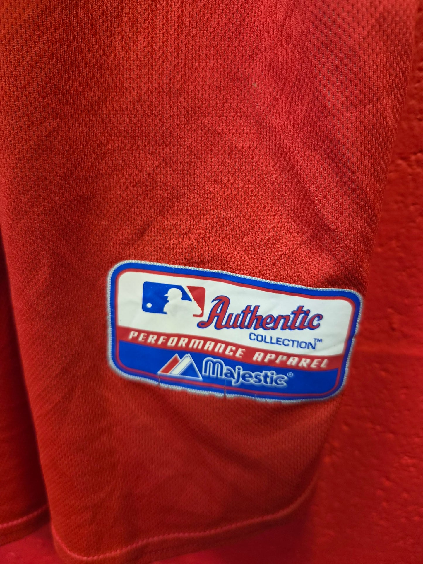 Majestic Philadelphia Philles MLB Jersey W/ 2008 World Series Patch, Size XXL