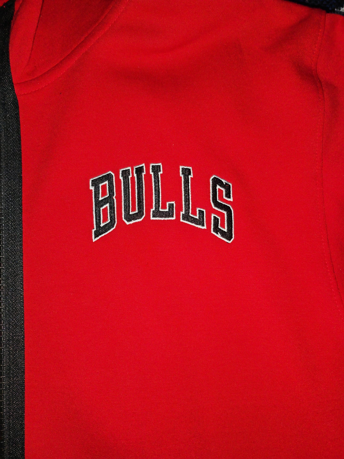 Youth Nike Chicago Bulls Full Zip, Sideline Hoodie, Red, Size YXL