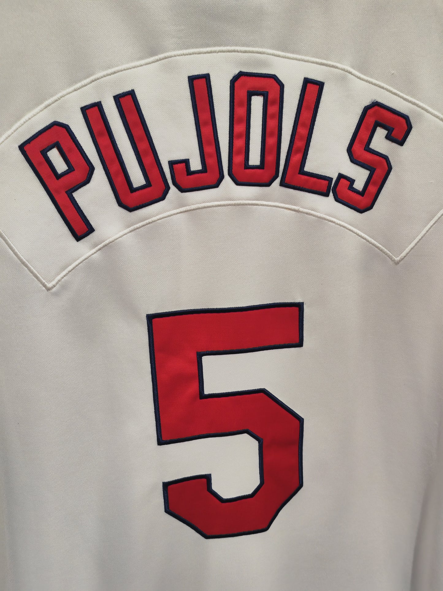 Nike St Louis Cardinals MLB Baseball Jersey, #5 Pujols, White, Size XL