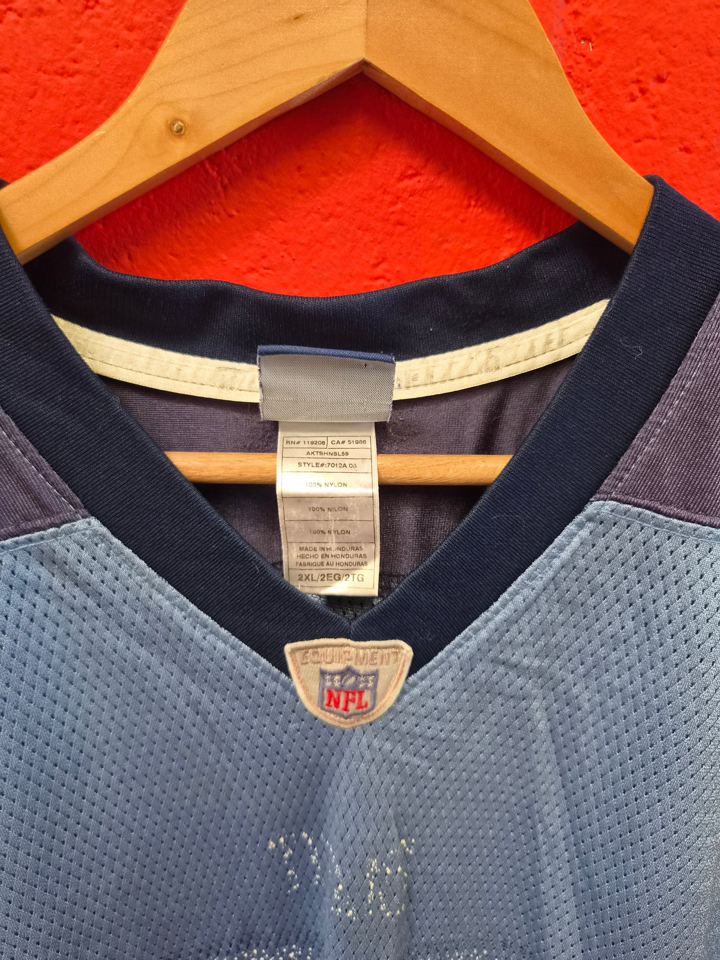 Reebok Tennessee Titans NFL Jersey, #28 Johnson, Blue, Size XXL