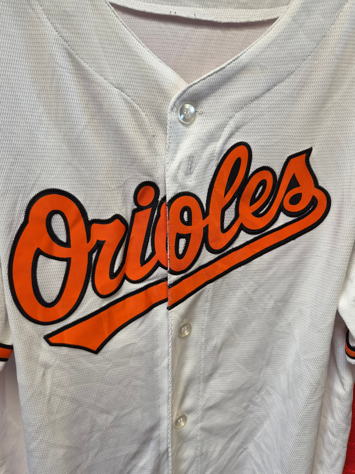 Youth Majestic Baltimore Orioles MLB Baseball Jersey, White, Size YXL