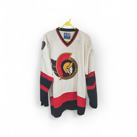 Starter Ottawa Senators NHL Jersey, White, Size Large