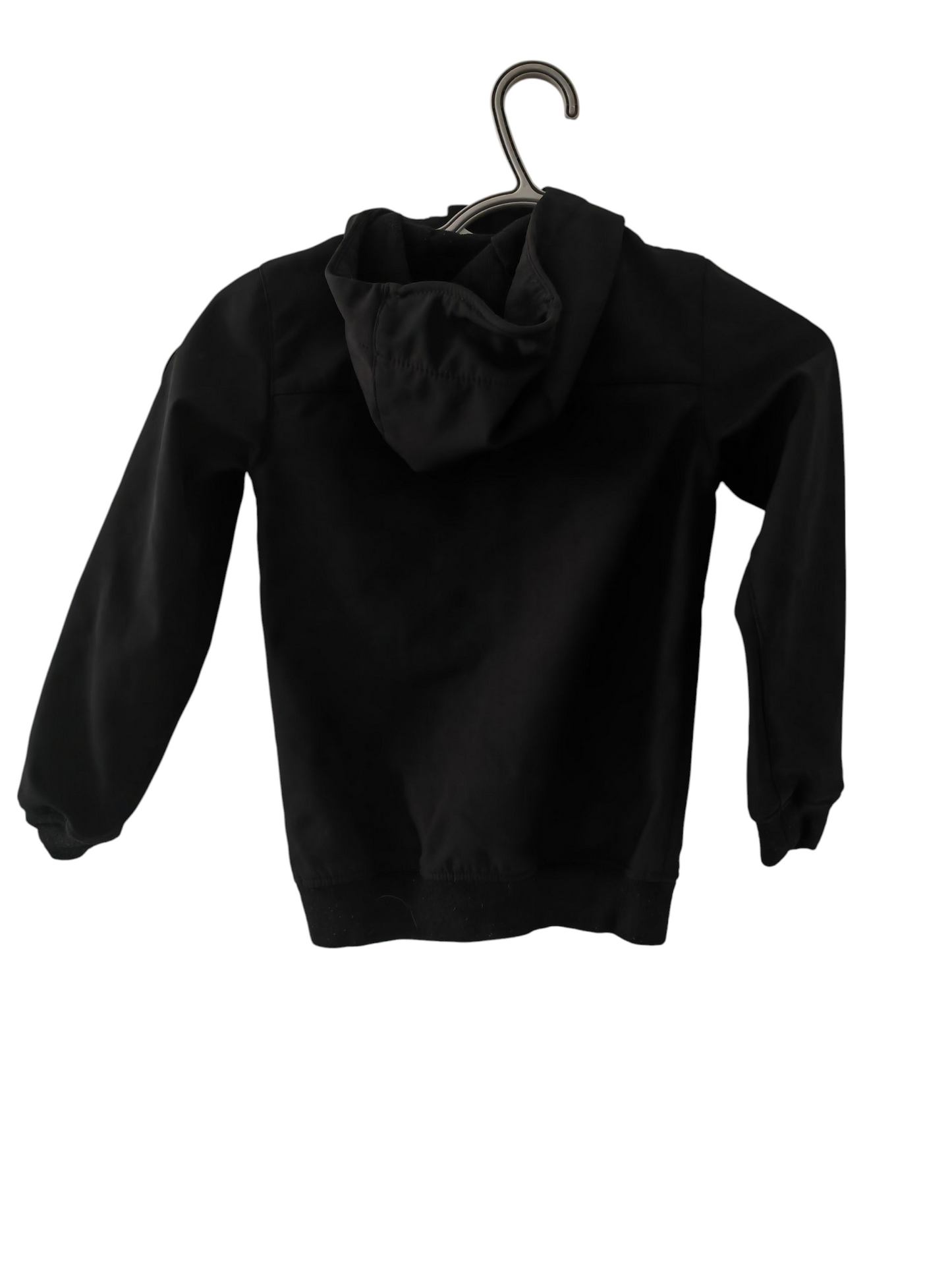 Youth Firetrap Full Zip, Hooded Jacket, Black, Size 5-6 Years