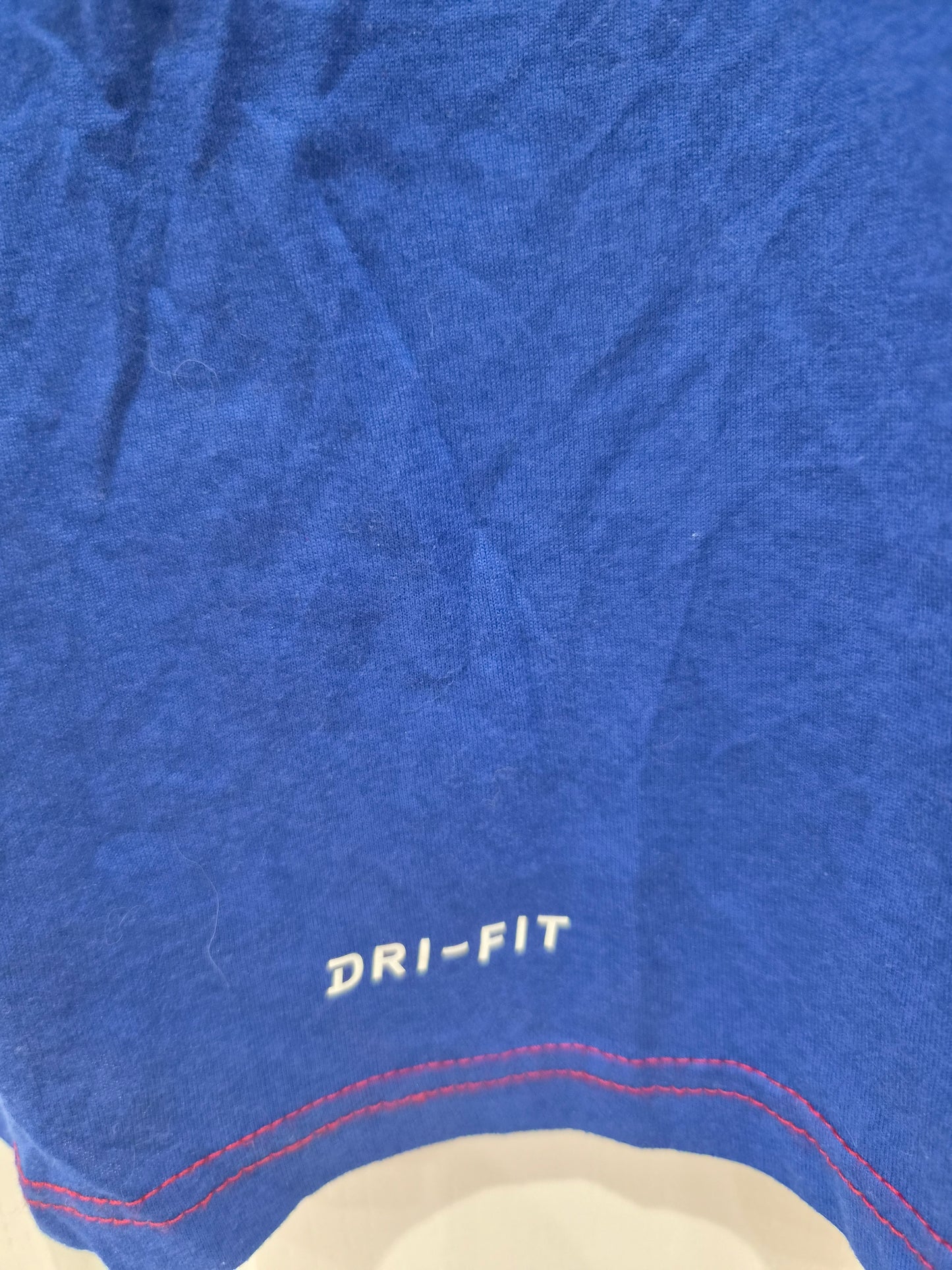 Nike Dri-fit Chicago Cubs MLB 2018 Spring Training T Shirt, Blue, Size Large