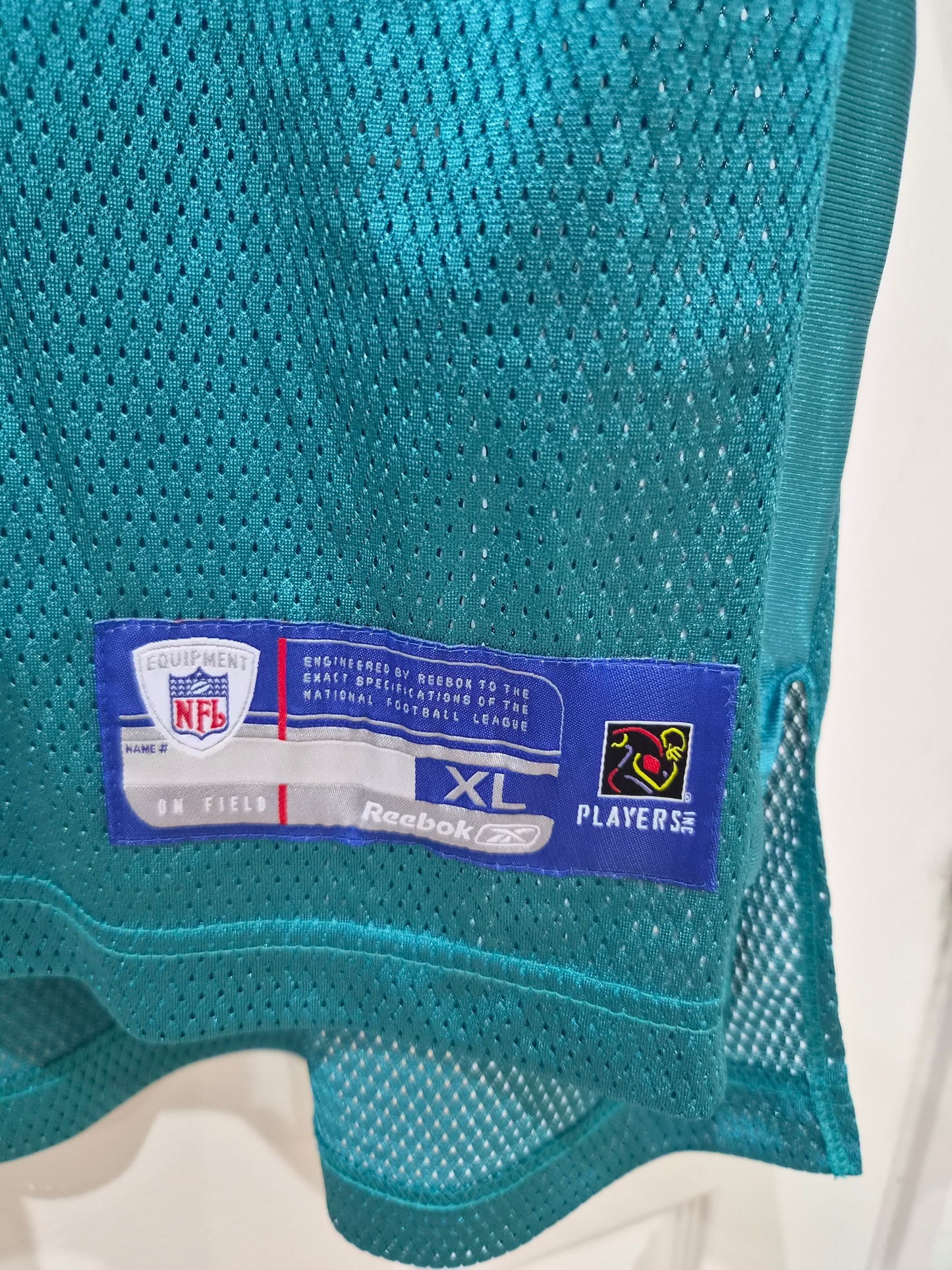 Reebok Miami Dolphins NFL Jersey, #23 Brown, Turquoise, Size XL