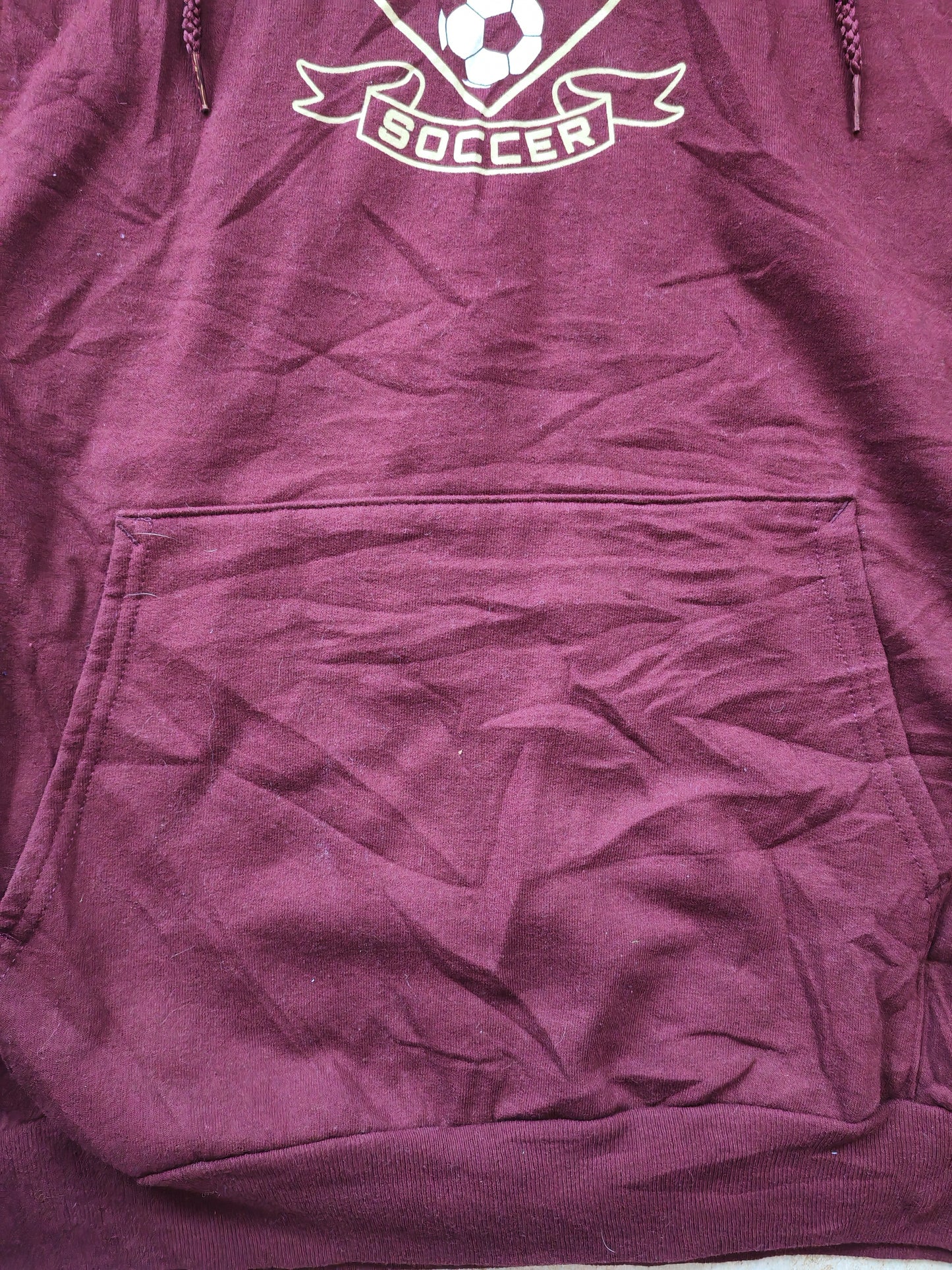 Port & Company Sparks Soccer Pullover Hoodie, Maroon, Size Large