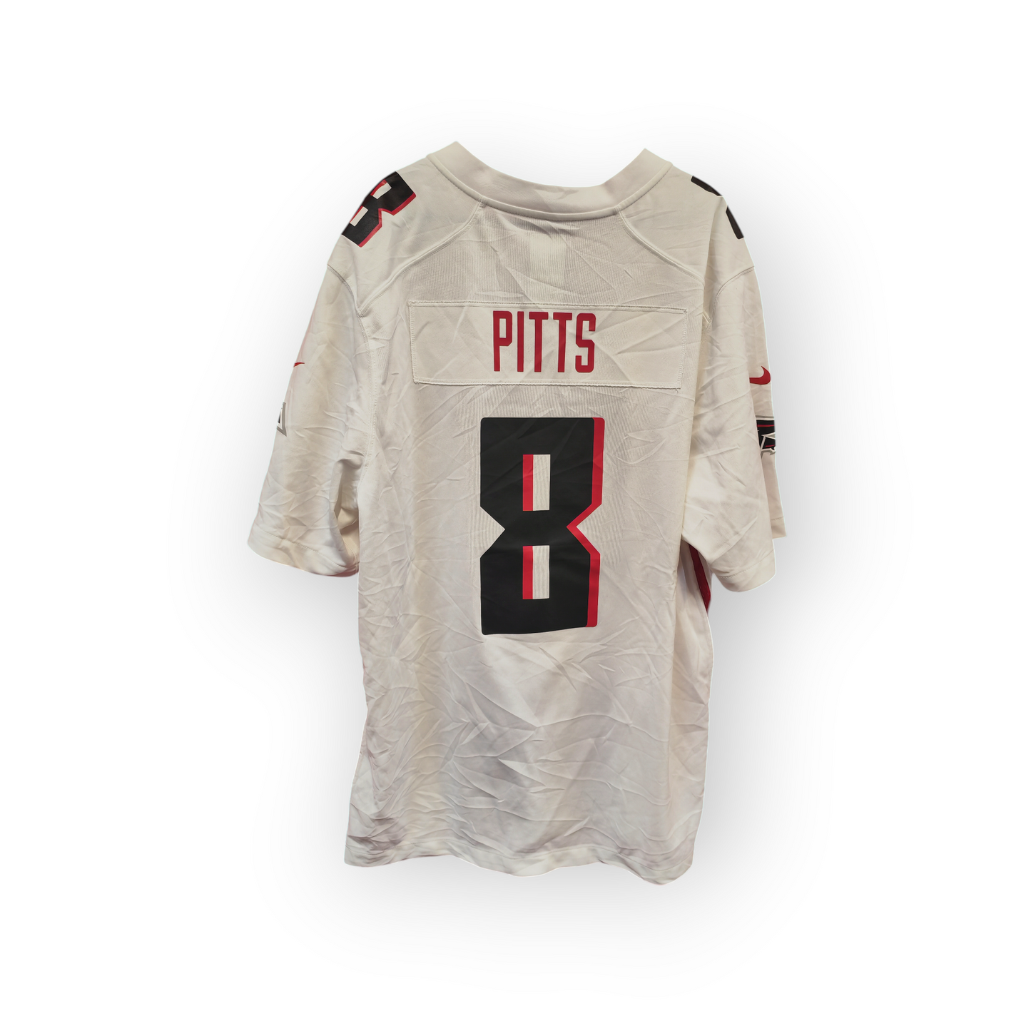 Nike Atlanta Falcons NFL Jersey, #8 Pitts, White, Size Large
