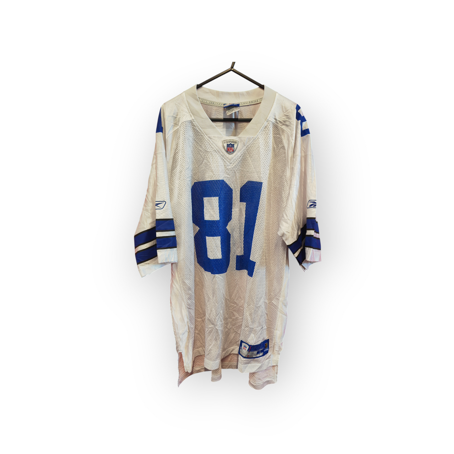 Reebok Dallas Cowboys NFL Jersey, #81 Owens, White, Size Large