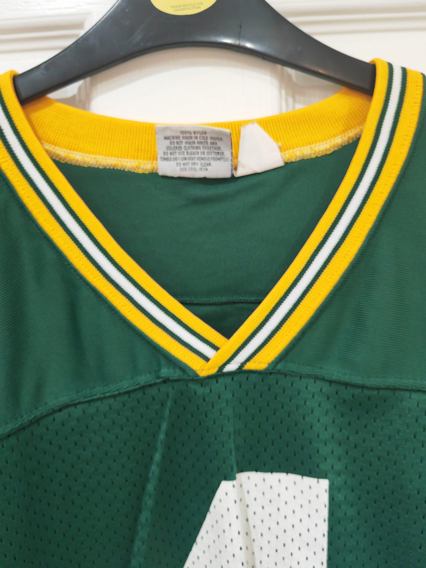 Starter Green Bay Packers NFL Jersey, #4 Favre, Green, Size XL