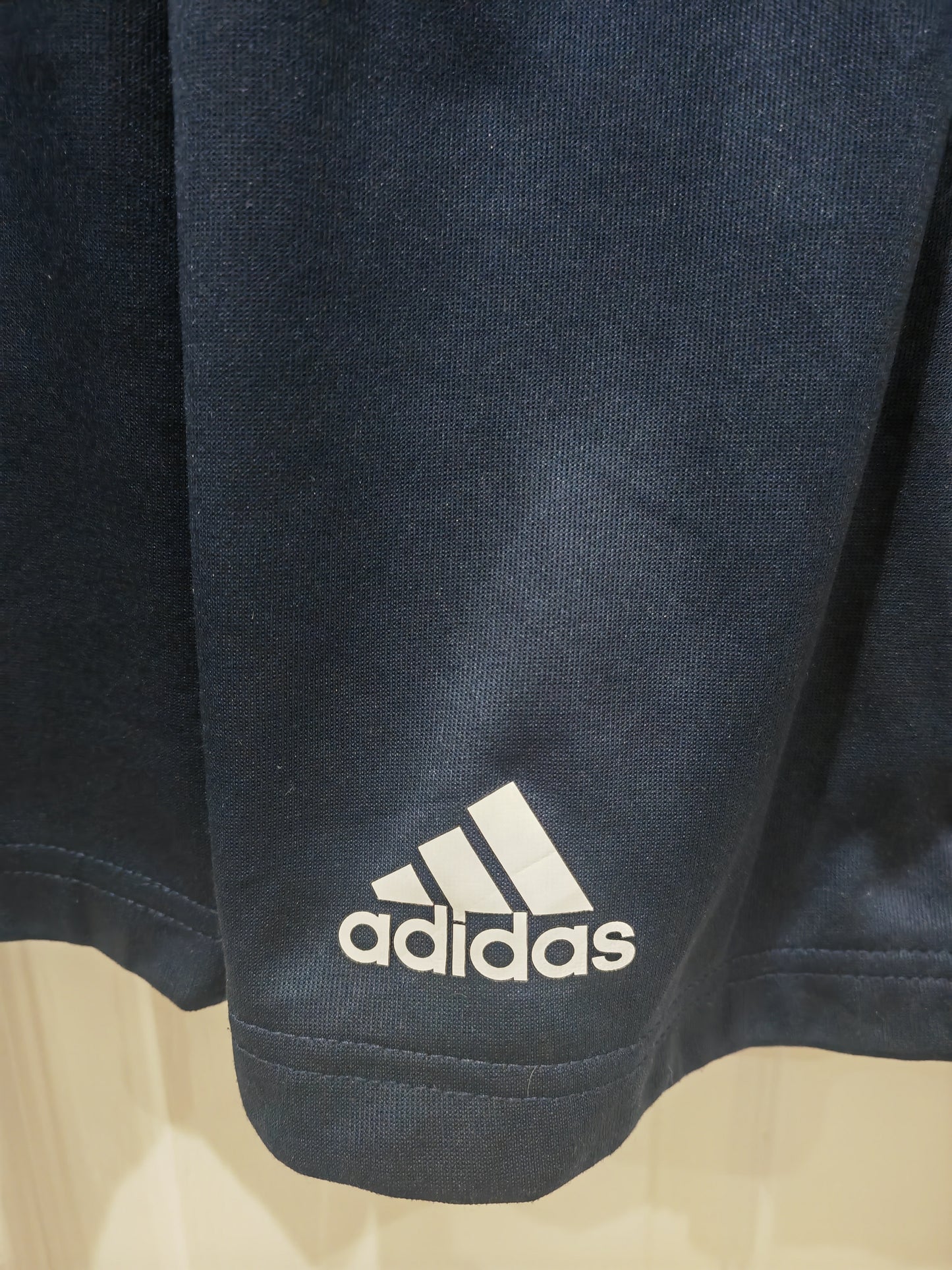 Adidas Indiana Pacers NBA Full Zip Hoodie, Navy/Grey, Size Medium