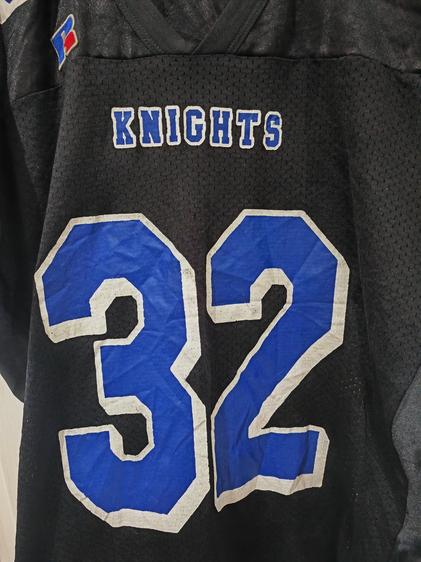 Russell Athletic 'Knights' American Football Training Jersey, #32, Black, Size Large
