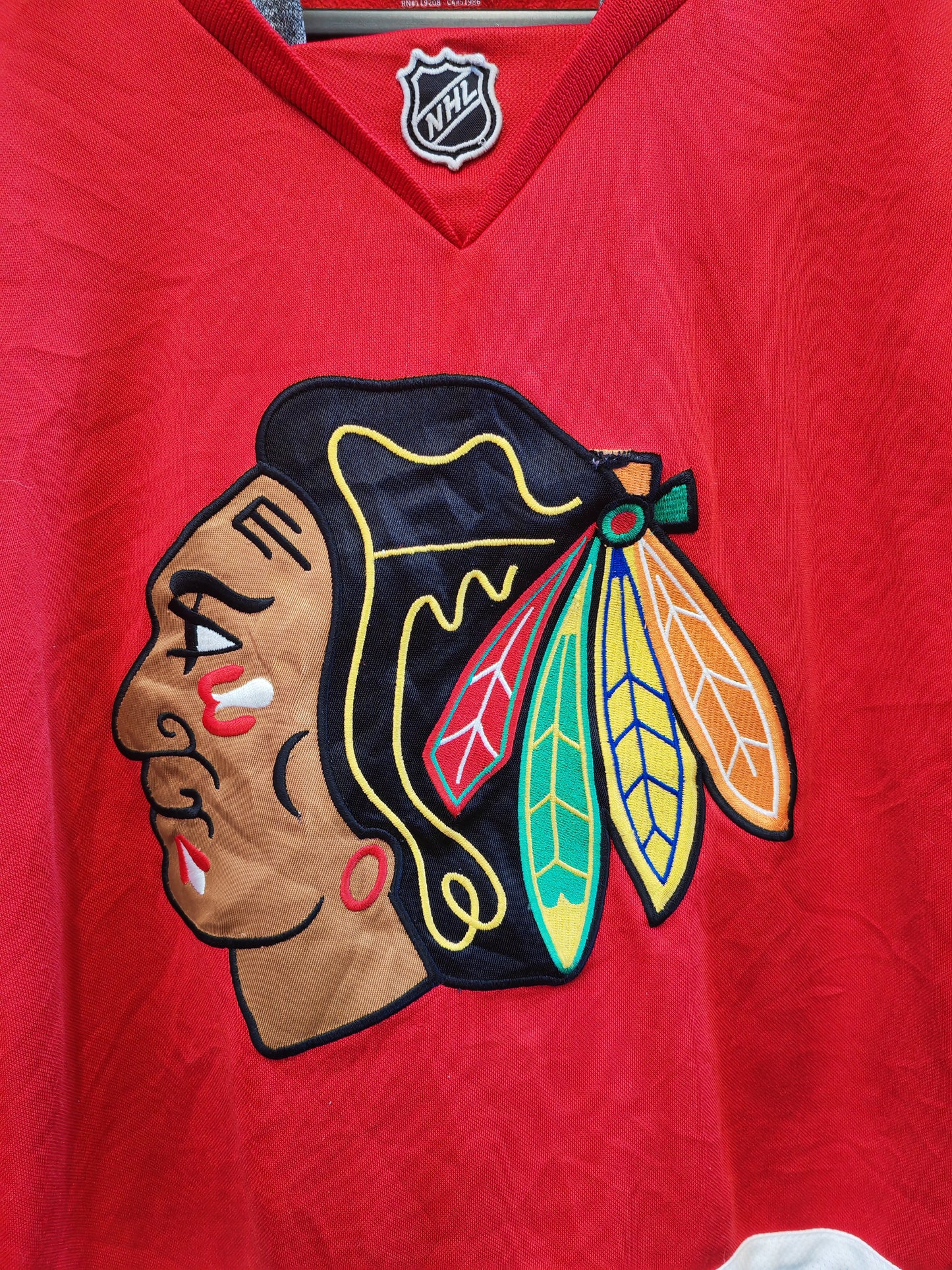 Women's Reebok Chicago Blackhawks Pullover Hoodie, Red, Size Small