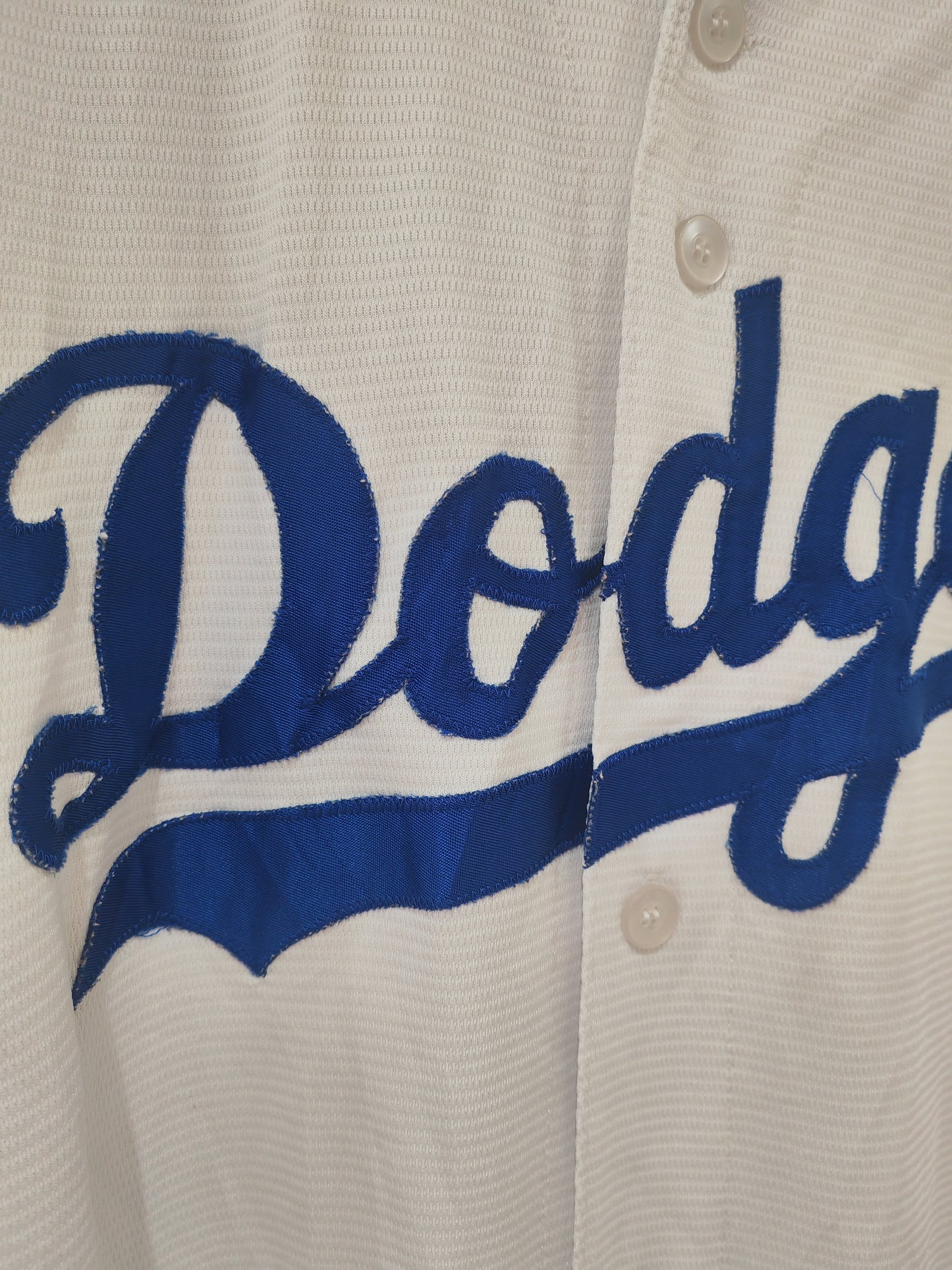 Majestic Los Angeles Dodgers MLB Baseball Jersey, White, Size Medium